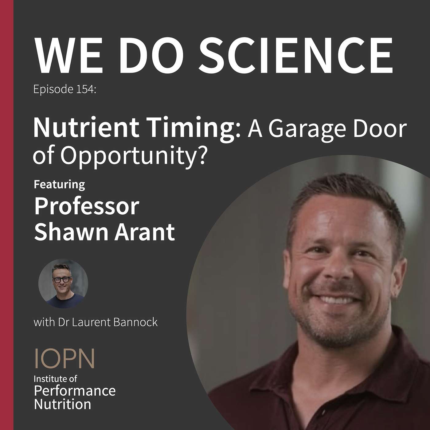 cover of episode "Nutrient Timing: A Garage Door of Opportunity?" with Professor Shawn Arent
