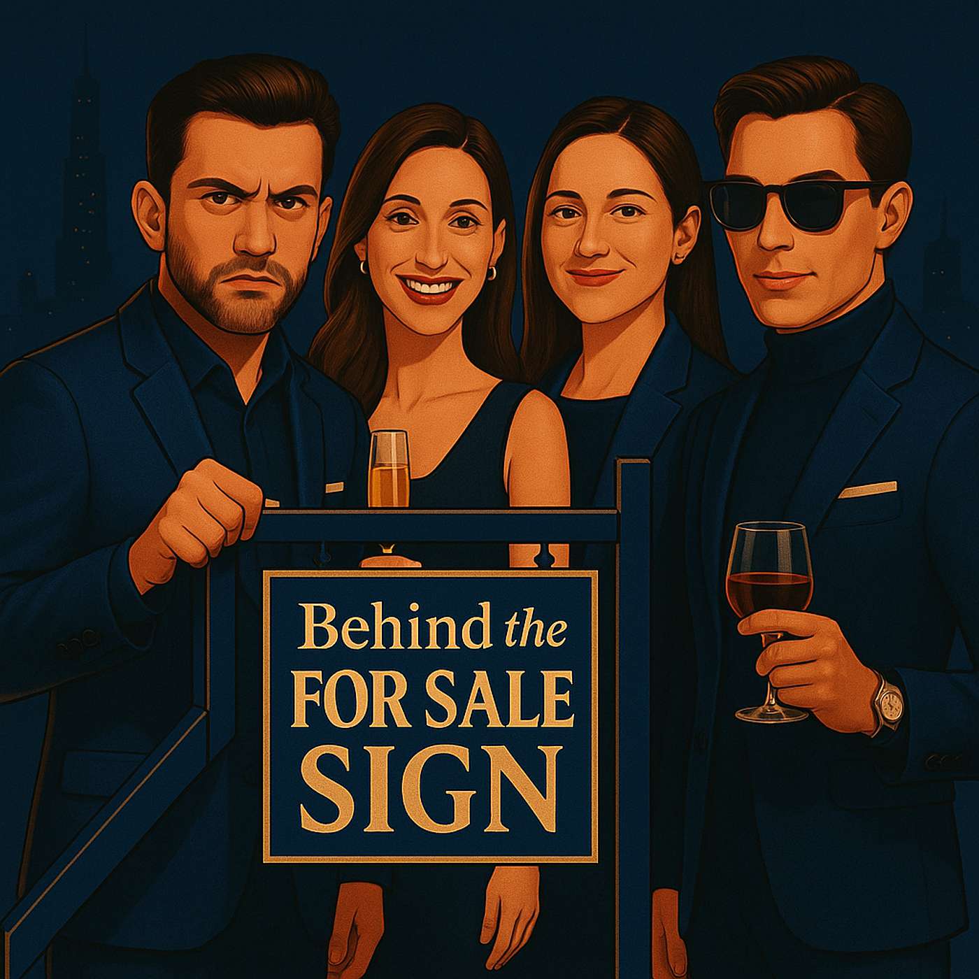 BEHIND THE SIGN