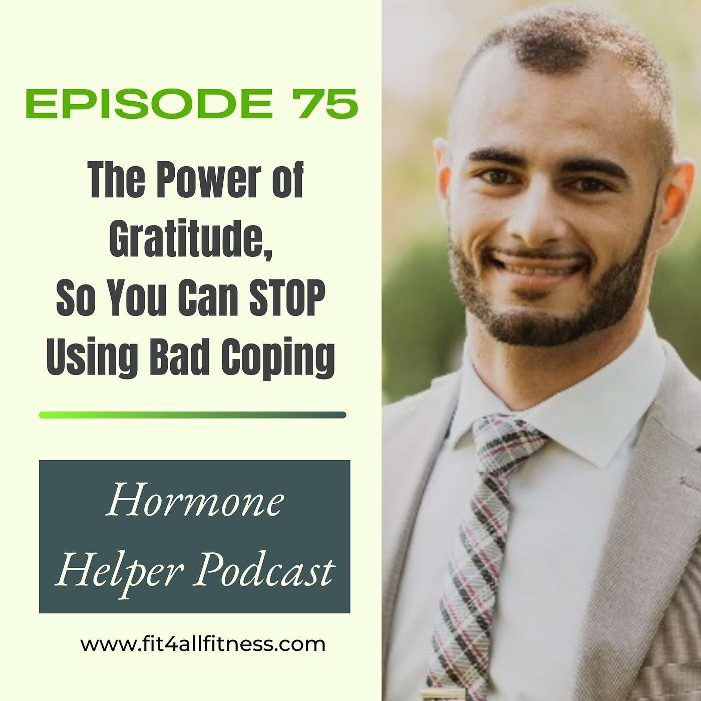 Ep 75: the power of gratitude, so you can stop using bad coping Ep 75: the power of gratitude, so you can stop using bad coping