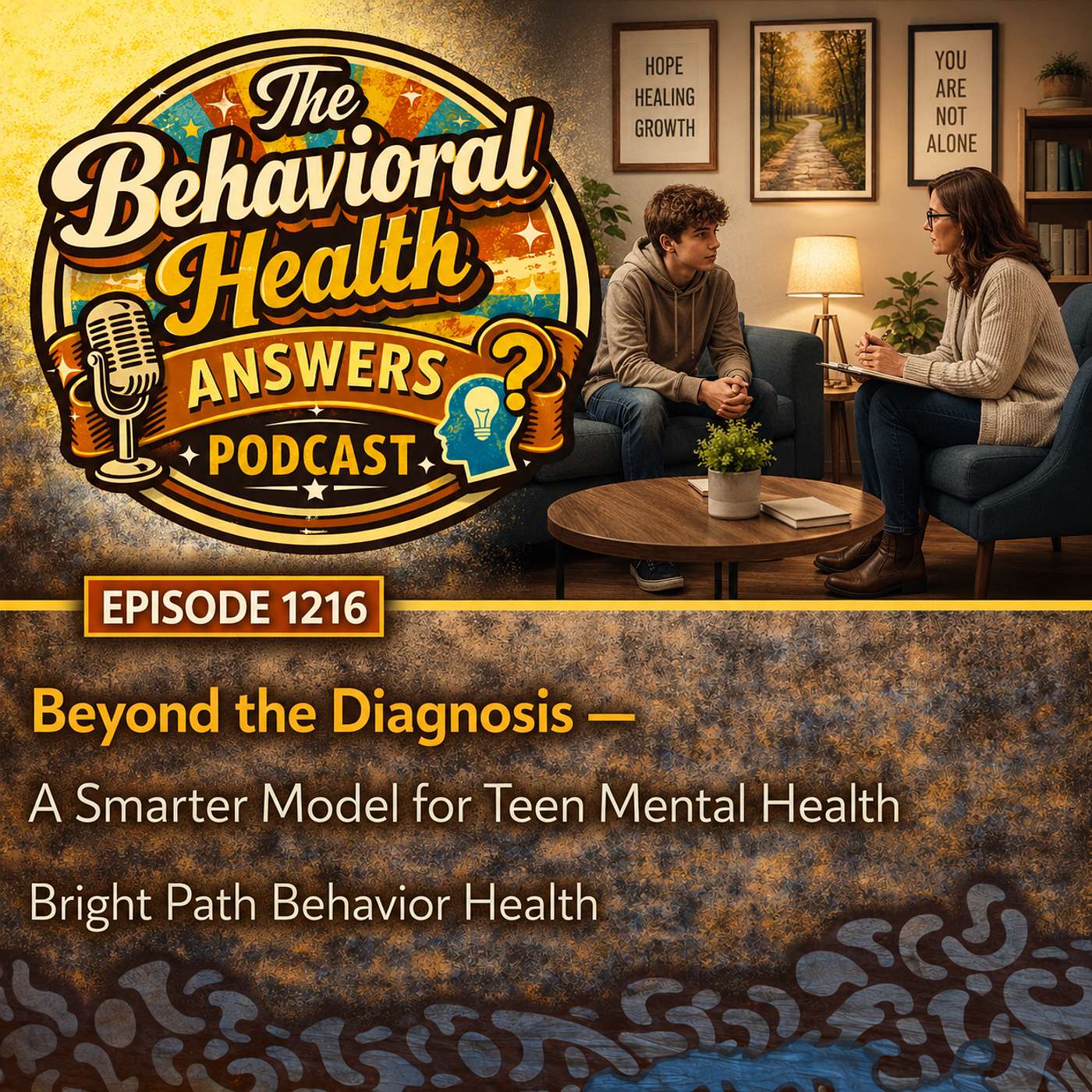 Episode 1216: Beyond the Diagnosis - A Smarter Model for Teen Mental Health | Bright Path Behavior Health episode artwork