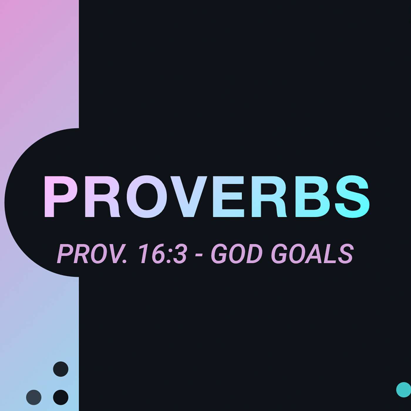 Proverbs 16:3 - GOD GOALS