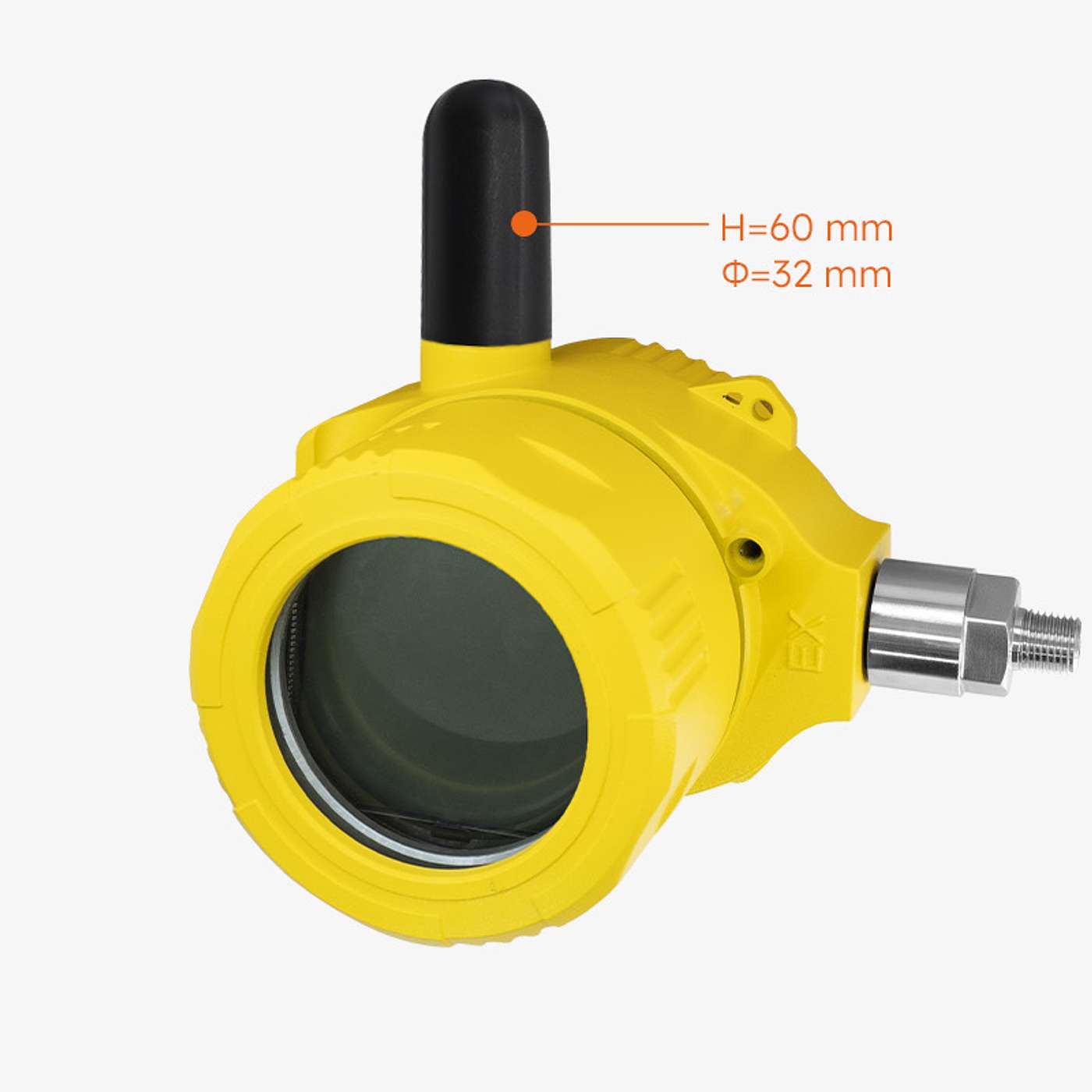 New External IoT Antenna for Metal-Shell Wireless Sensors