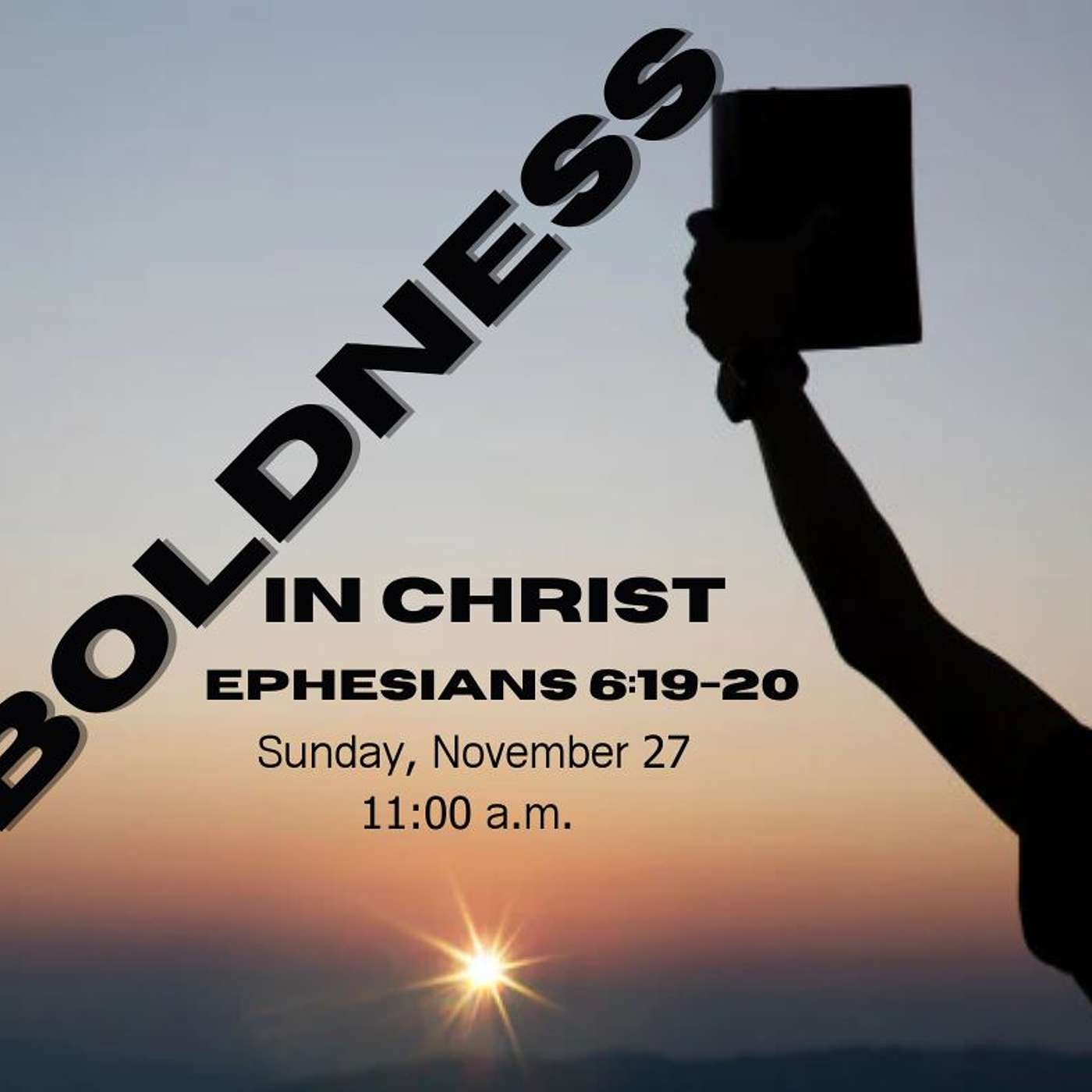 Boldness In Christ
