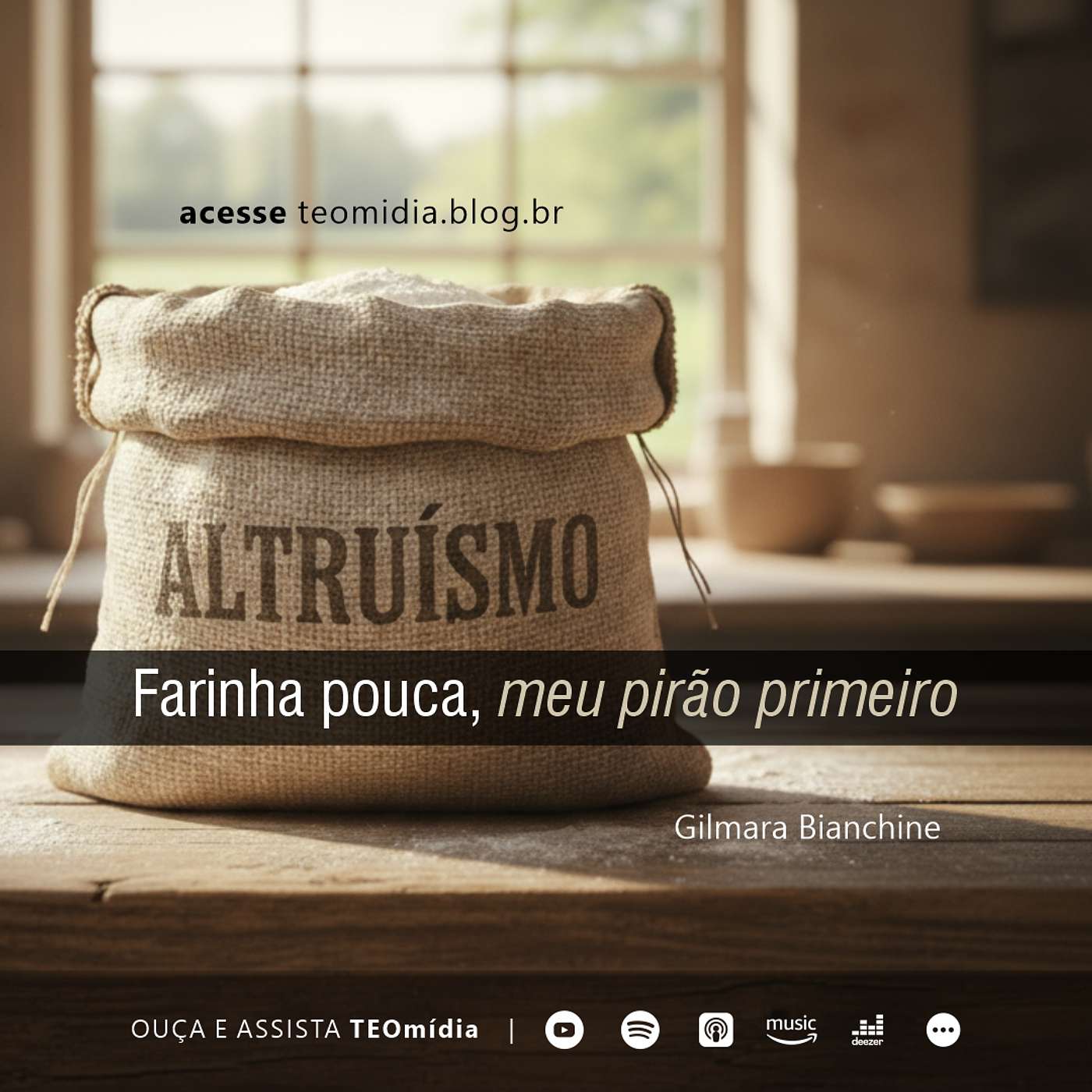 Altruísmo: farinha pouca, meu pirão primeiro