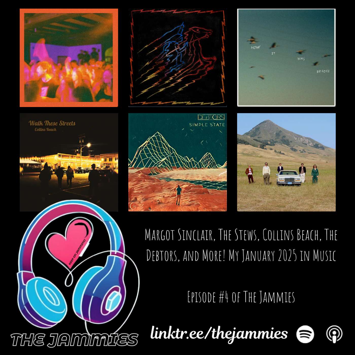 Margot Sinclair, The Stews, Collins Beach, The Debtors, and More! My January 2025 in Music