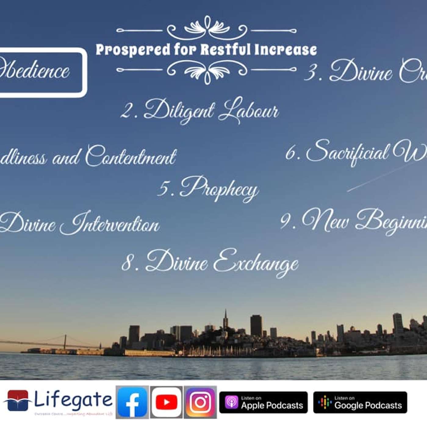 Prosperity by Obedience - Lifegate Church - 1.11.20 episode artwork