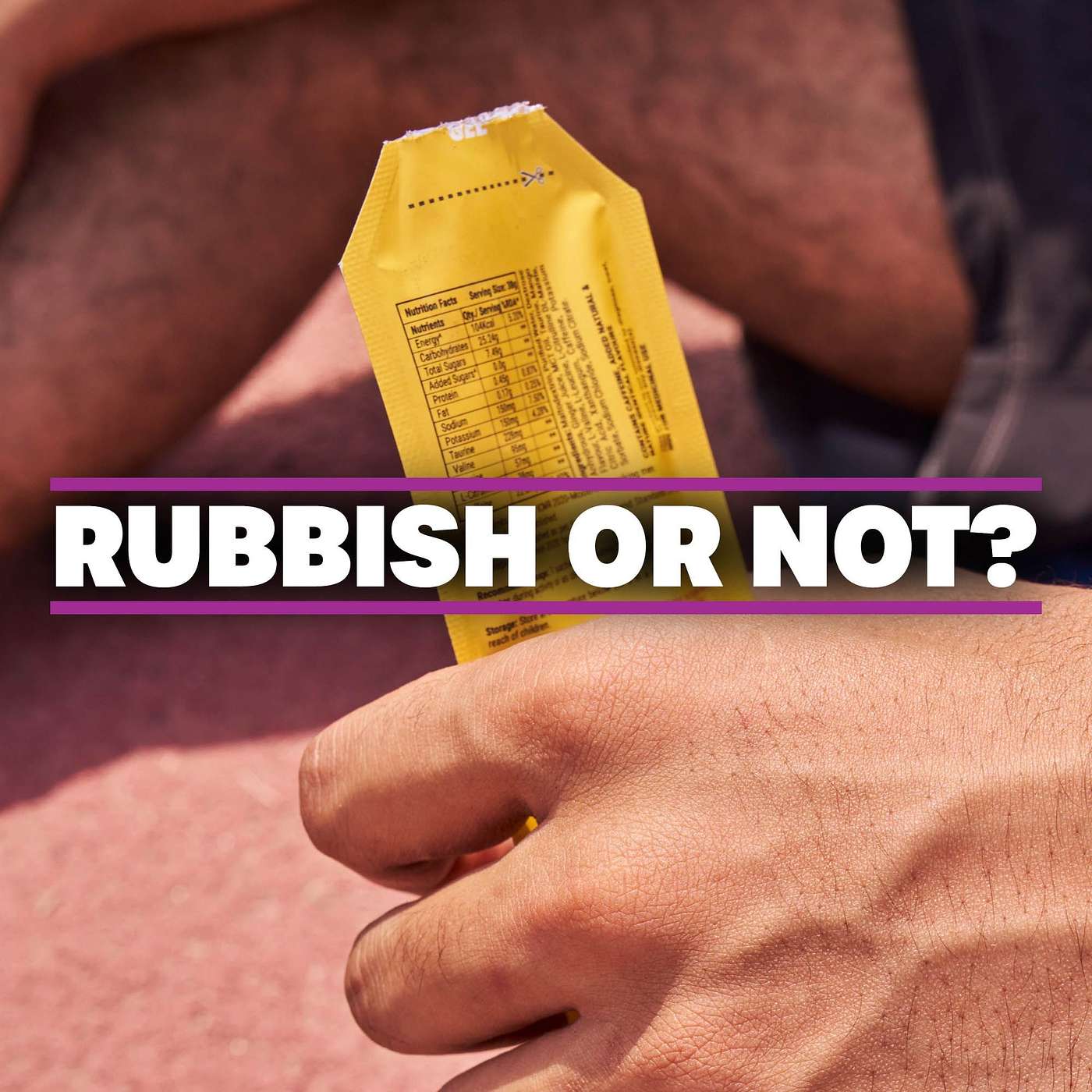 Are sports gel wrappers recyclable?