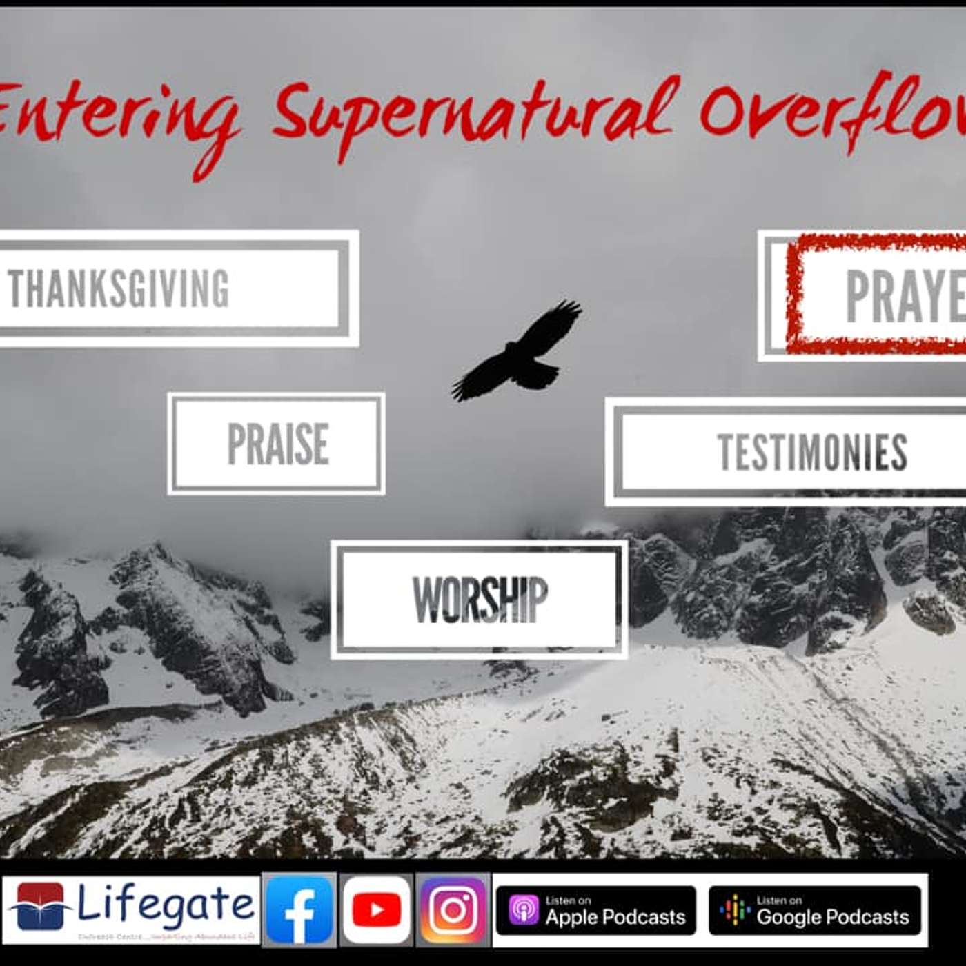 Entering Supernatural Overflow by Prayer - Lifegate Church - 31.1.21 episode artwork