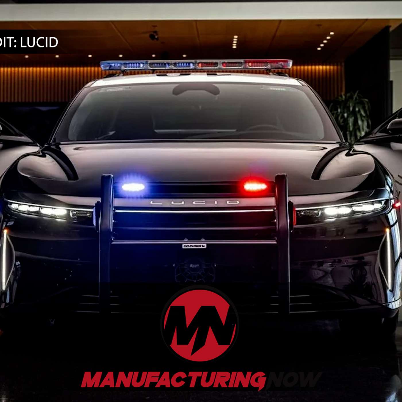 LISTEN: Calif. Highway Patrol Tests Lucid EV