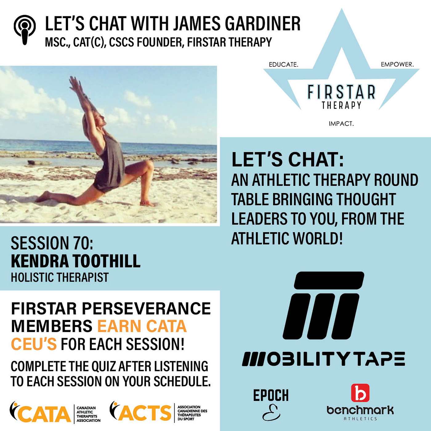 FIRSTAR Let\'s chAT: an Athletic Therapy podcast | Official Podcast of WFATT