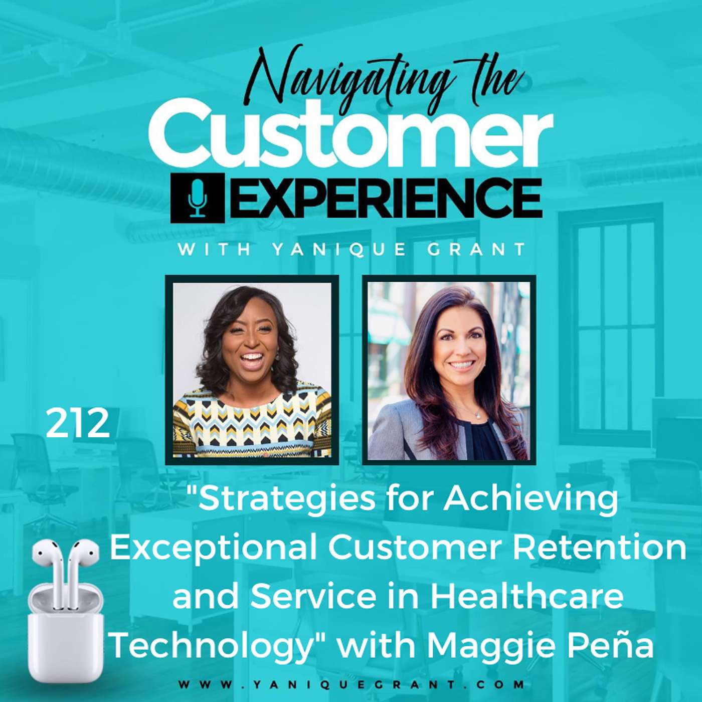 cover of episode 212: Strategies for Achieving Exceptional Customer Retention and Service in Healthcare Technology with Maggie Peña