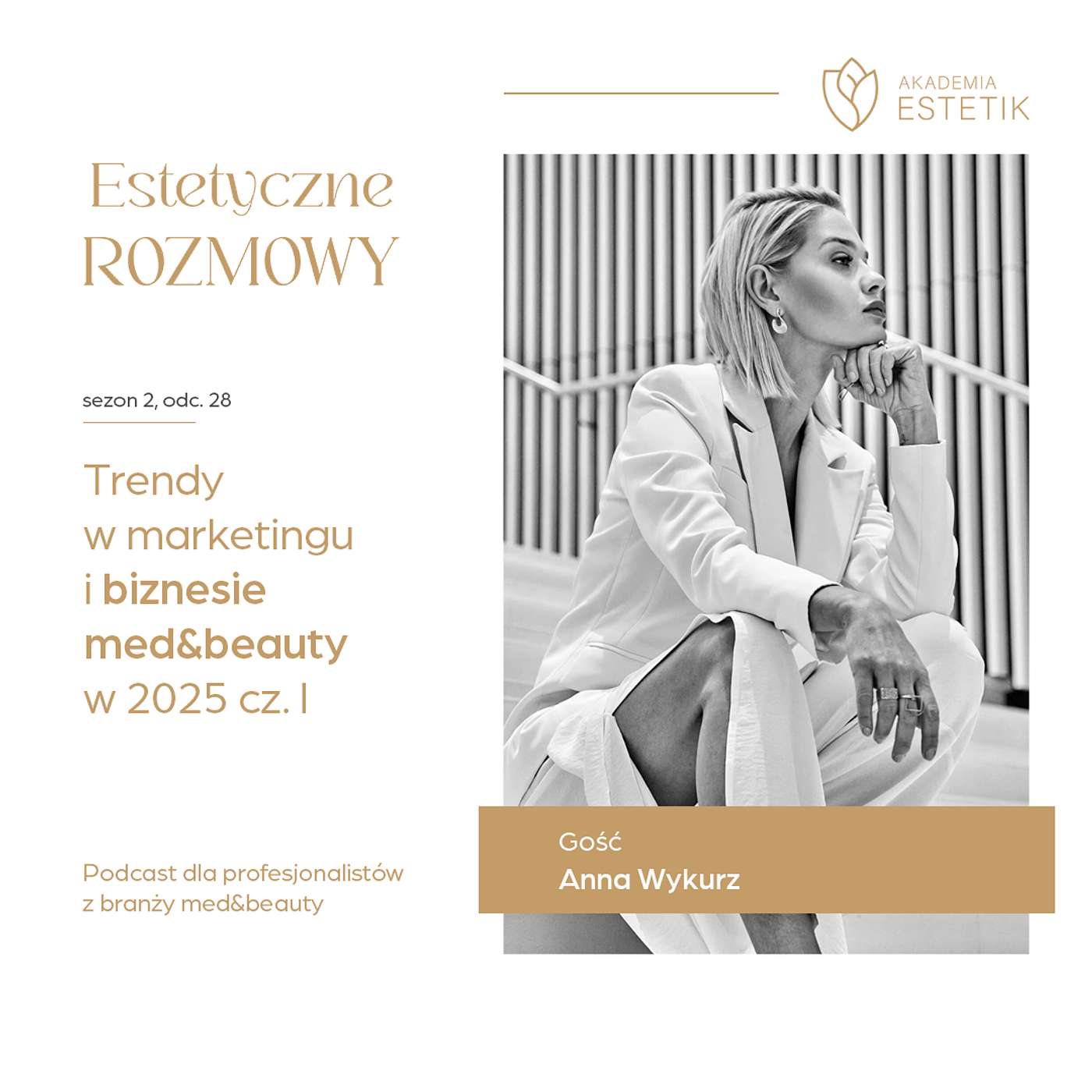 Trendy w marketingu i biznesie med&beauty w 2025 cz. I.  Anna Wykurz episode artwork