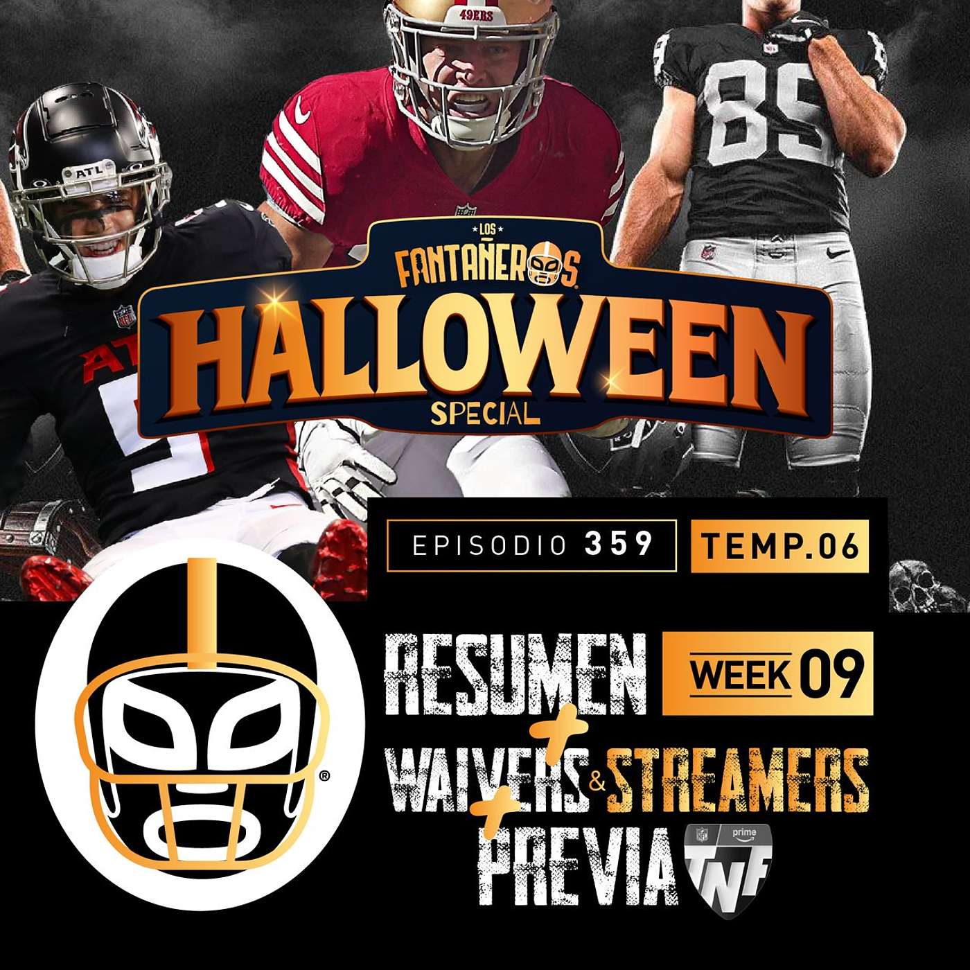 Especial de Halloween: El resumen de la NFL  Semana 9 + Waivers y Streamers + Previa TNF