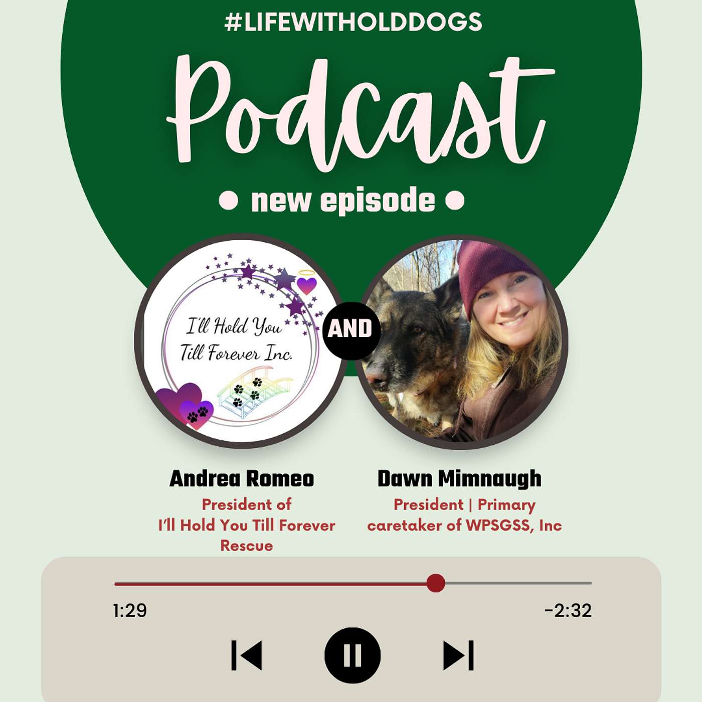 #Lifewitholddogs Podcast