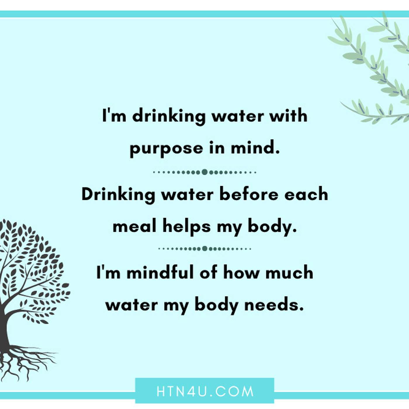 HTN4U Unlimiting Affirmations on Hydration #252