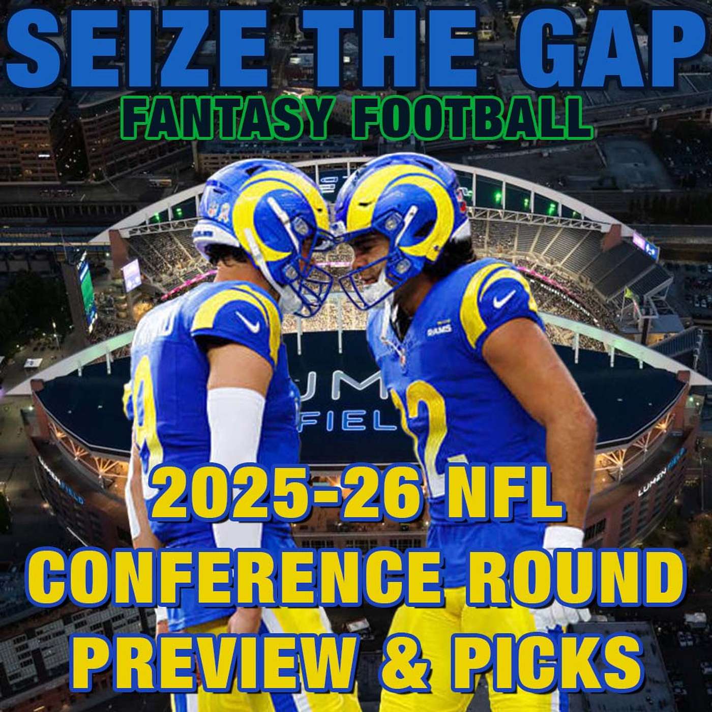 2025-26 NFL CONFERENCE CHAMPIONSHIPS - Previews, Picks and MORE from Seize the Gap #NFL #NFLPlayoffs episode artwork
