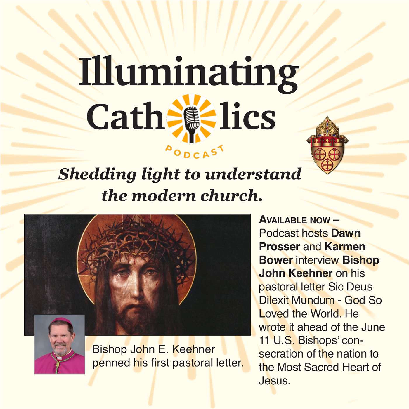 Bishop Keehner on his pastoral letter Sic Deus Dilexit Mundum episode artwork