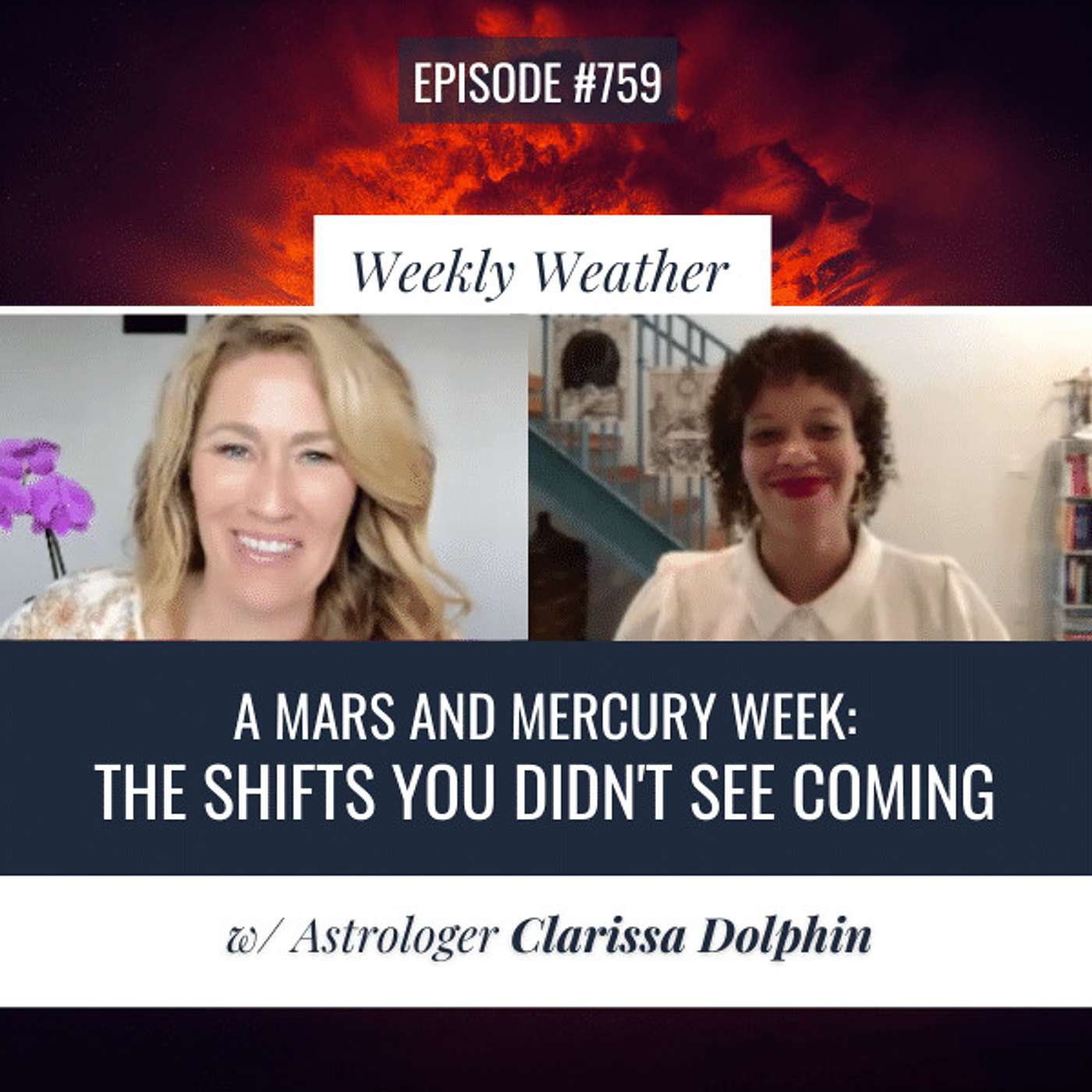 cover of episode [WEEKLY ASTROLOGICAL WEATHER] Mars in Virgo & Mercury in Leo - The Shifts You Didn't See Coming!