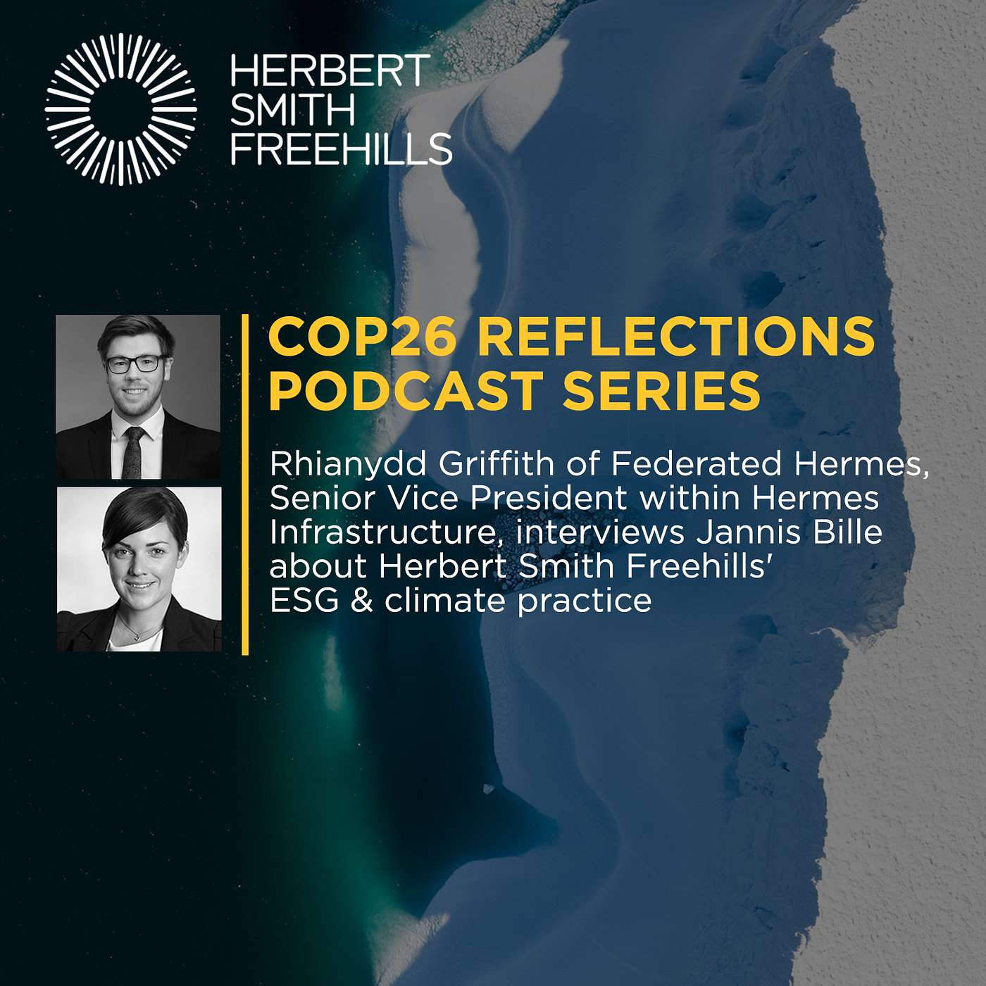 COP26 Reflections: Jannis Bille, ESG & Climate Change practice, Herbert Smith Freehills episode artwork