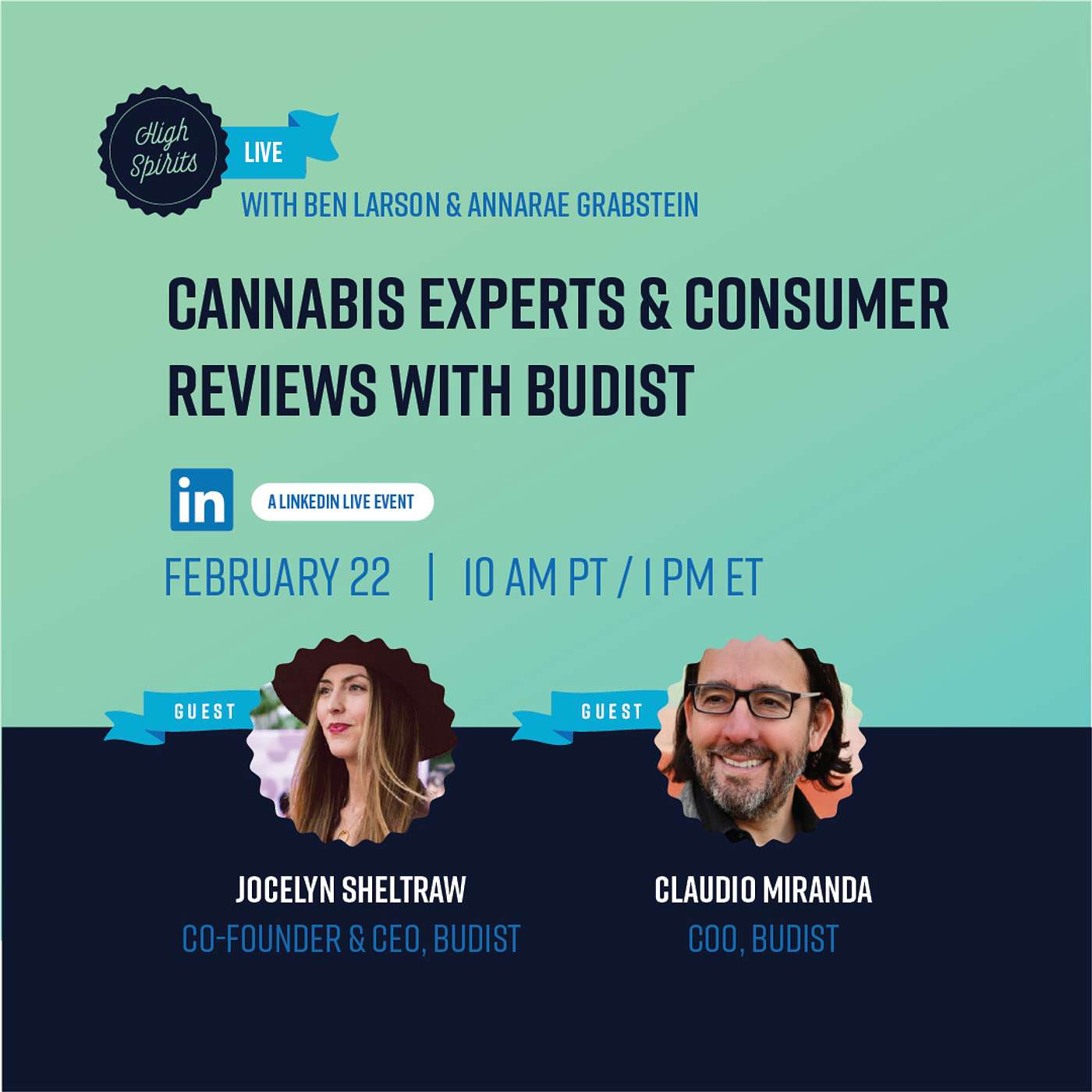 #032 - Cannabis Experts & Consumer Reviews with Budist’s Jocelyn Sheltraw & Claudio Miranda