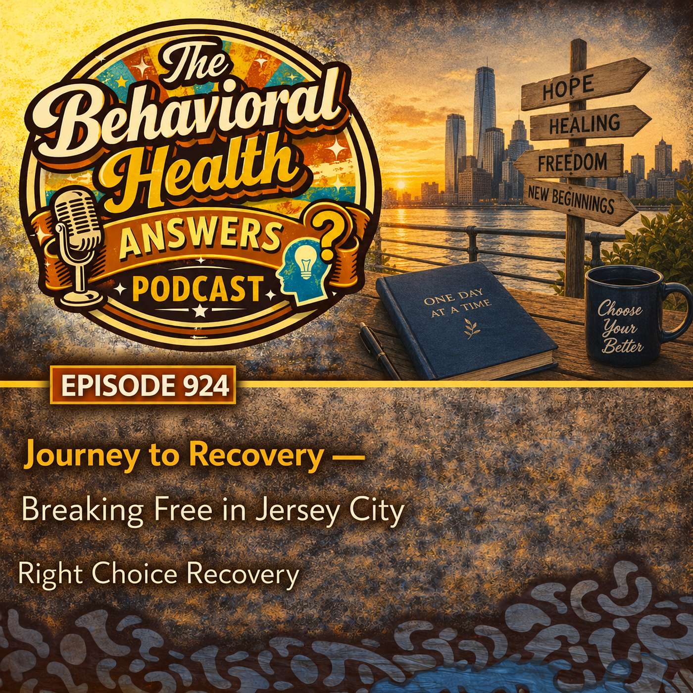 Episode 924: Journey to Recovery - Breaking Free in Jersey City | Right Choice Recovery episode artwork