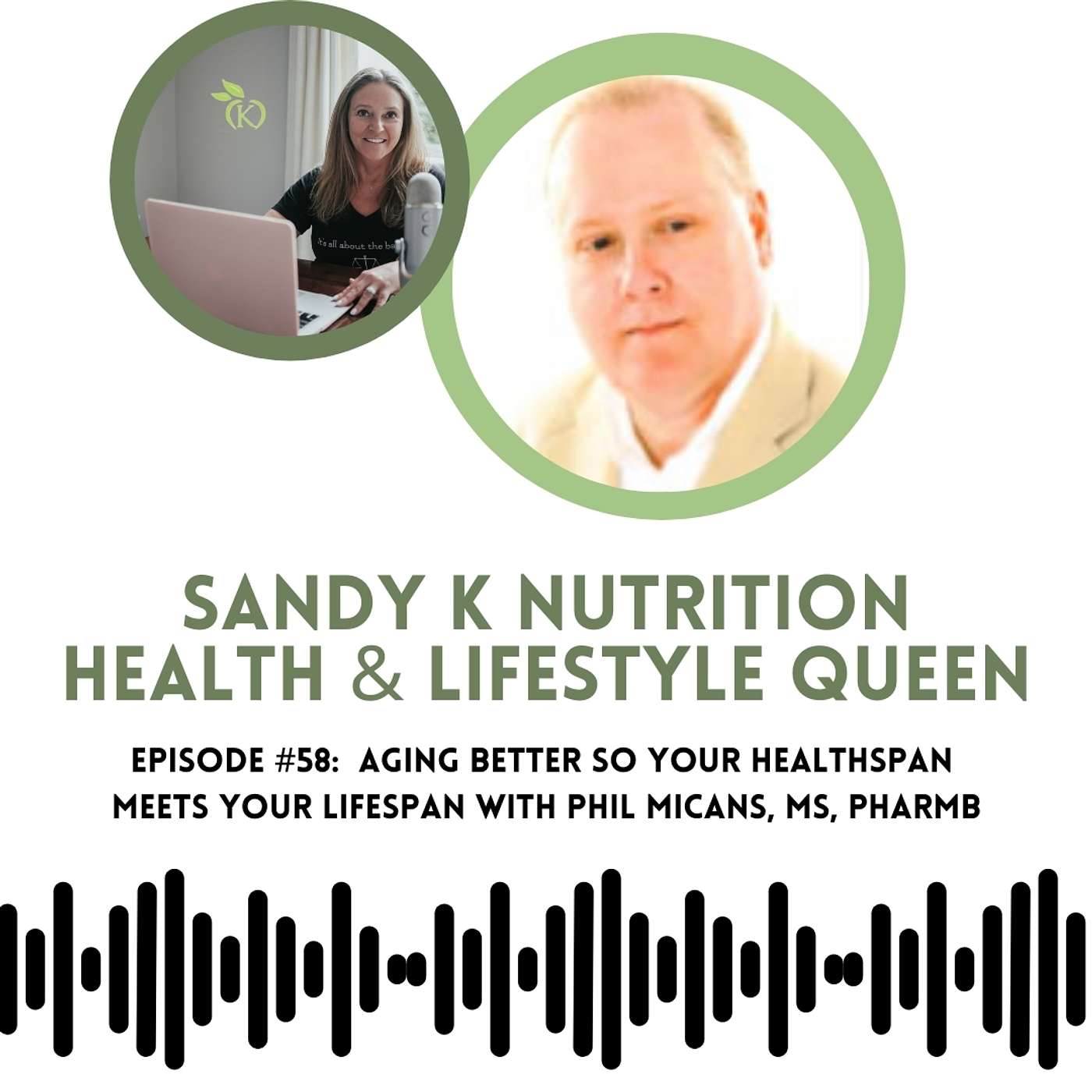 Episode 58 Aging Better So Your Healthspan Meets Your Lifespan with Phil Micans, MS, PharmB