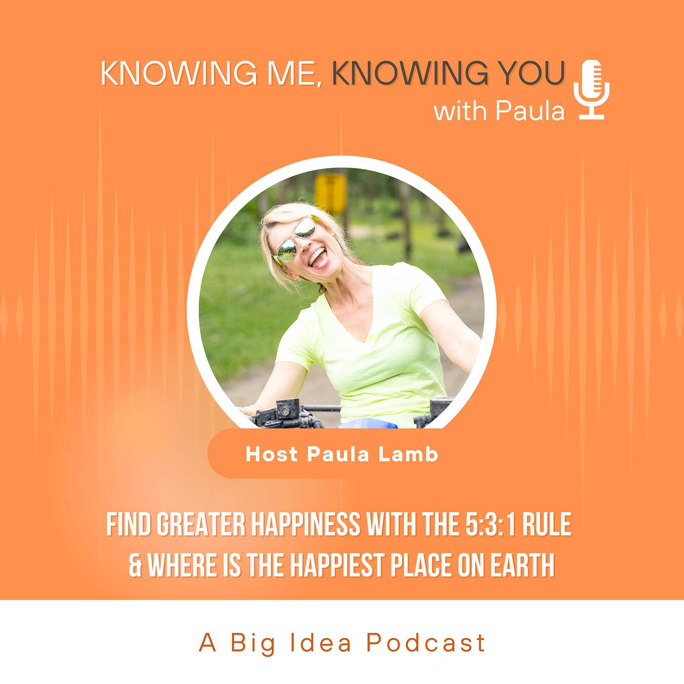53. Find Greater Happiness with the 5:3:1 Rule & Where is the Happiest Place on Earth w/Paula Lamb, Health, Life & Personal Growth Coach