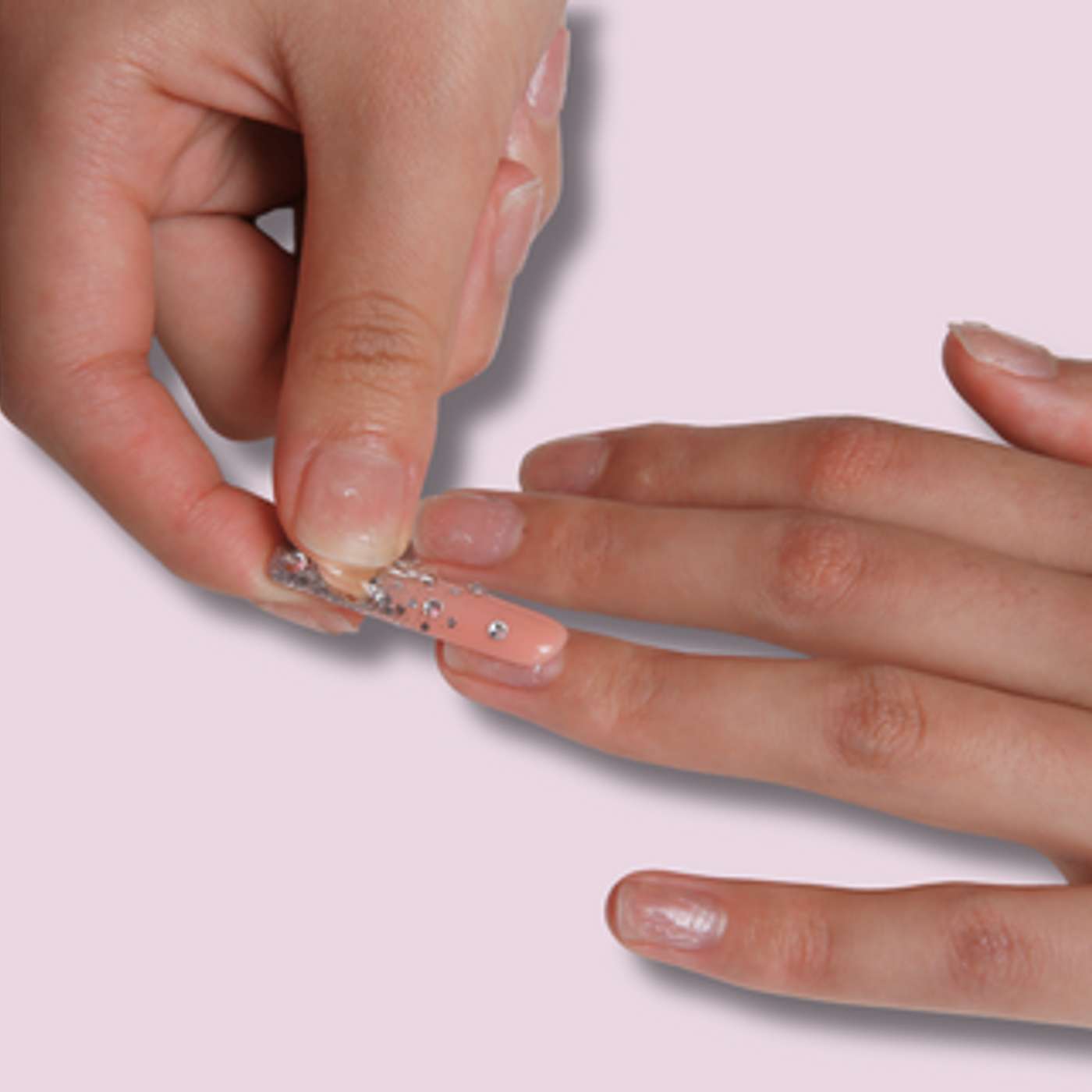 WHAT IS THE DIFFERENCE BETWEEN PRESS-ONS AND FAKE NAILS?