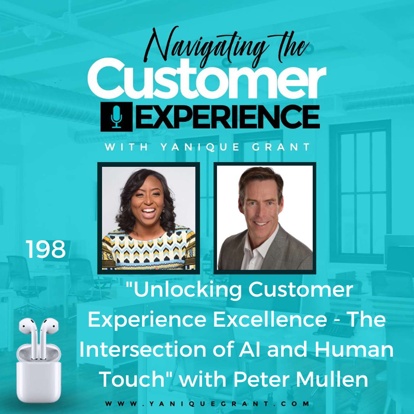 cover of episode 198: Unlocking Customer Experience Excellence - The Intersection of AI and Human Touch with Peter Mullen
