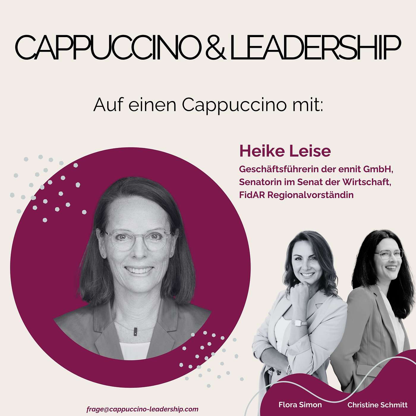 Folge 78 - Auf einen Cappuccino mit Heike Leise episode artwork