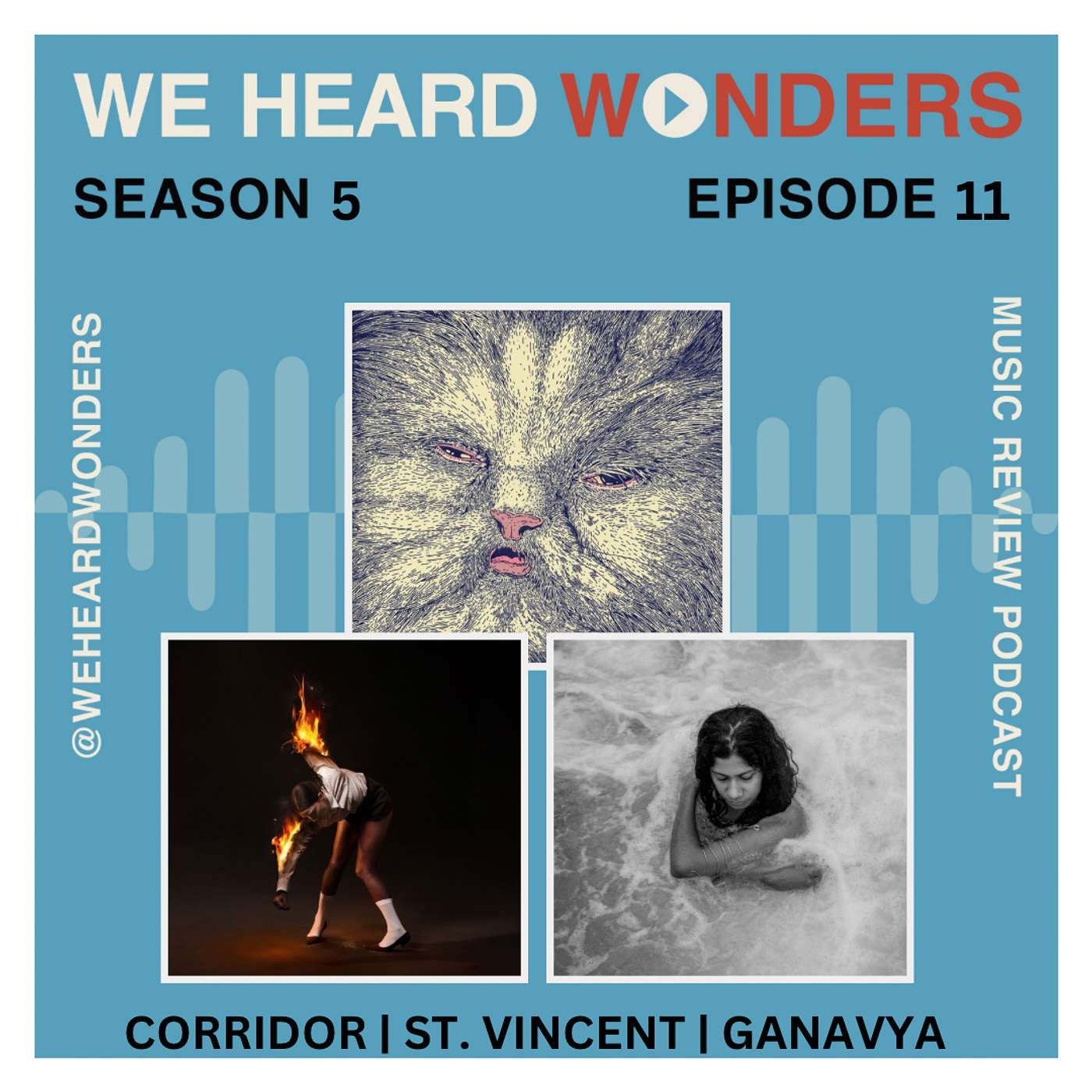 New Music - Corridor! St. Vincent! Iron & Wine with Fiona Apple! Ganavya! Amelia Coburn!