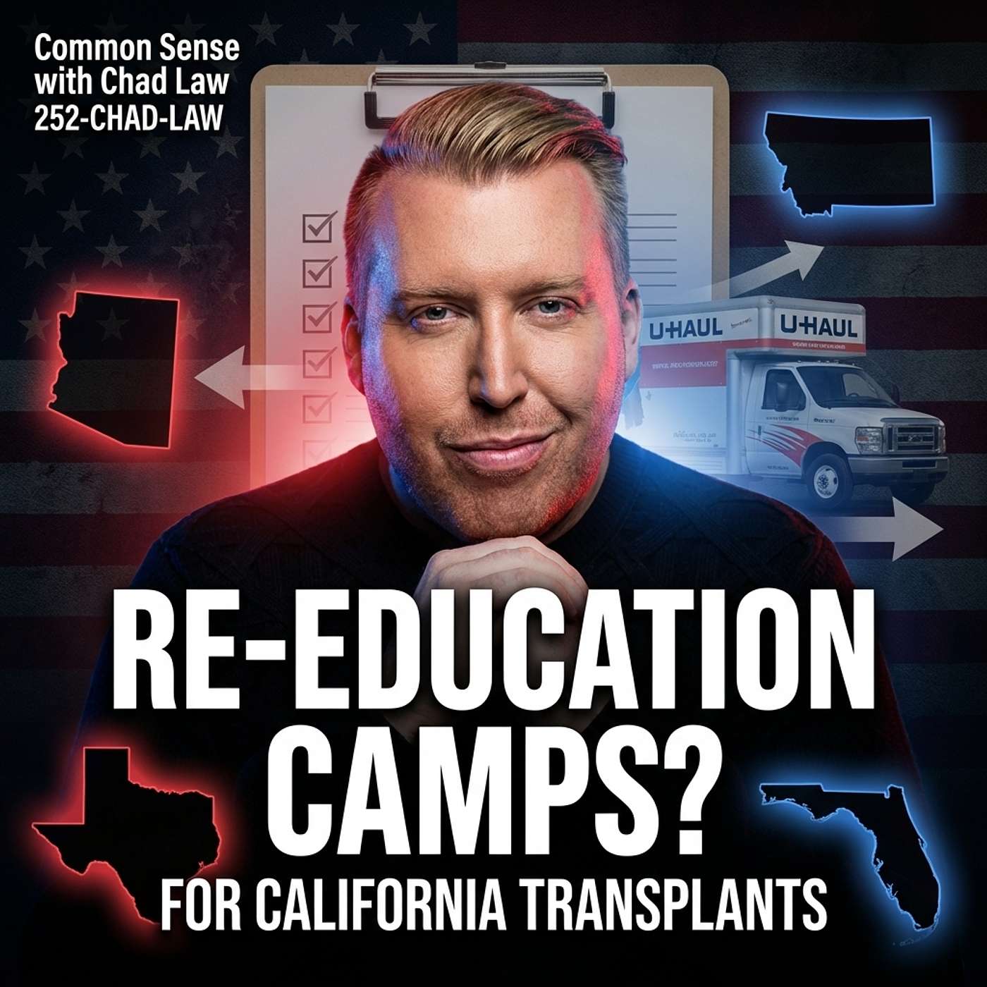 Red States Propose “Re-Education Camps” for California Transplants | Satire Saturday episode artwork