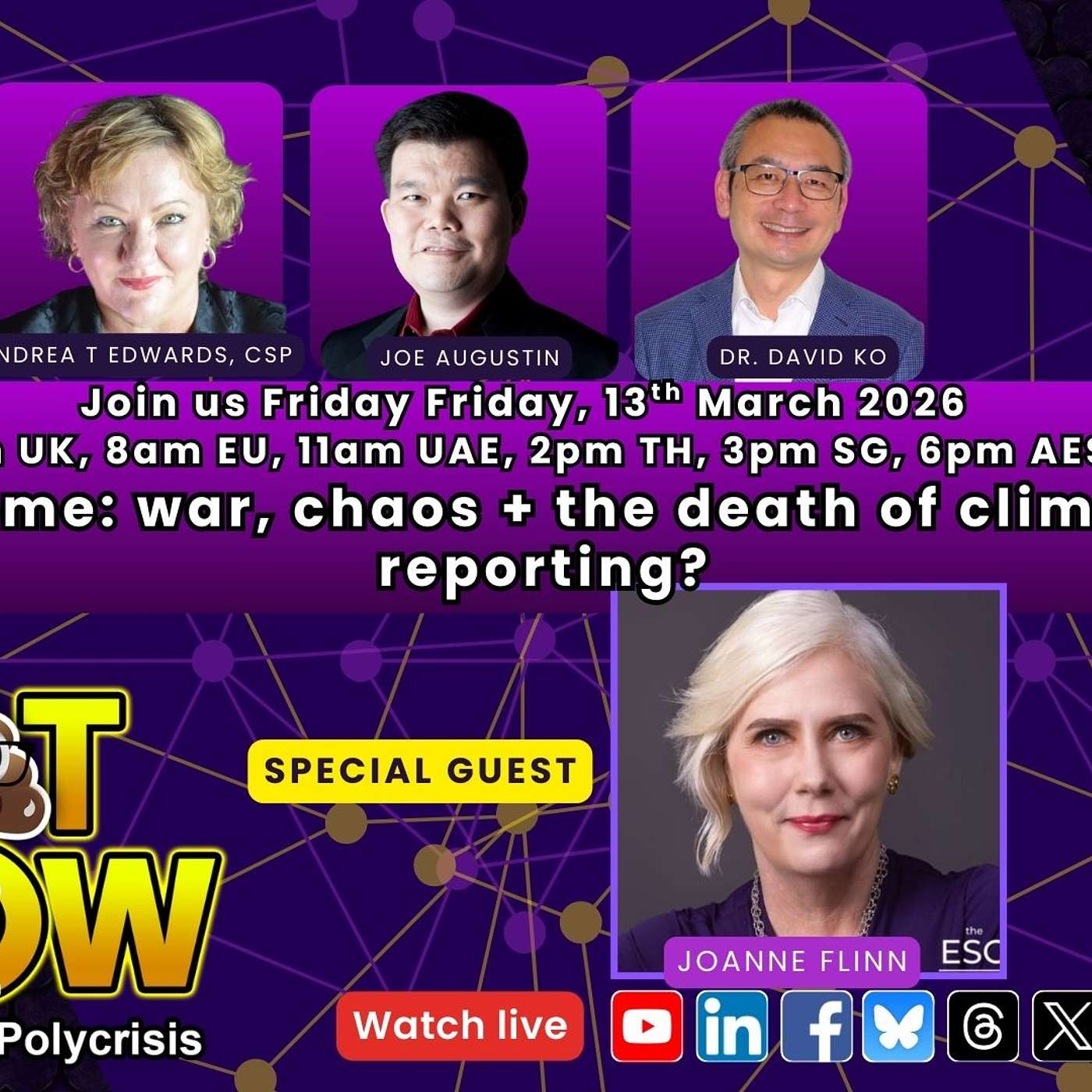 The Sh*t Show: war, chaos + the death of climate reporting?
