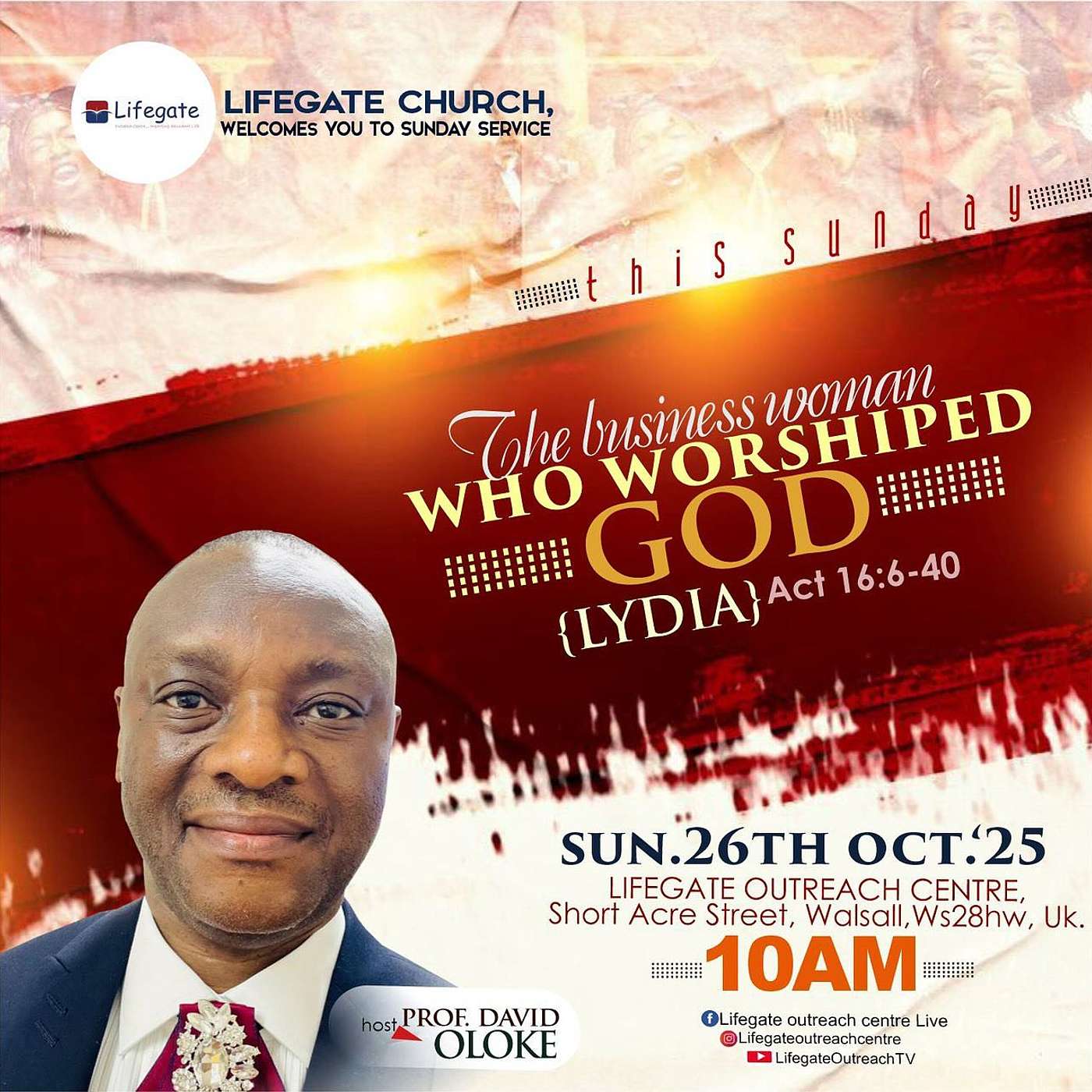 The Business Woman who worshipped God (Lydia)  - Lifegate Church - 26.10.25 episode artwork