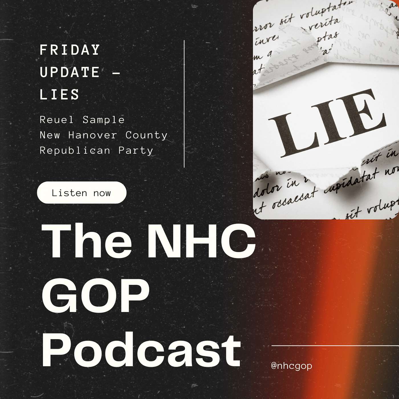 NHC GOP\'s Podcast