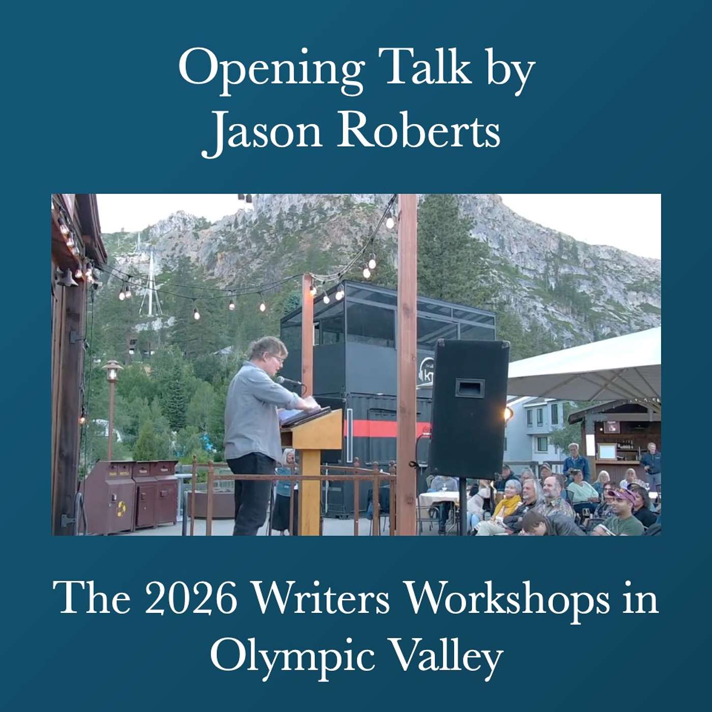 Writers Workshops 2026 - Opening Talk by Jason Roberts episode artwork