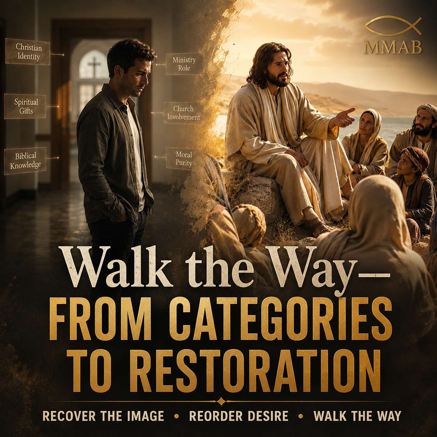 3 or 7 walk the Way — From Categories to Restoration Recover the Image • Reorder Desire • Walk the Way