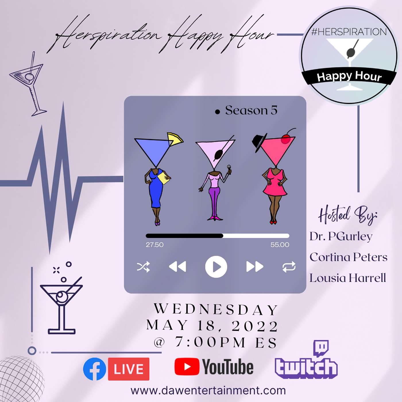 Herspiration Happy Hour, Season 5, Eps 20: Oh Yes, It's Ladies Night! episode artwork