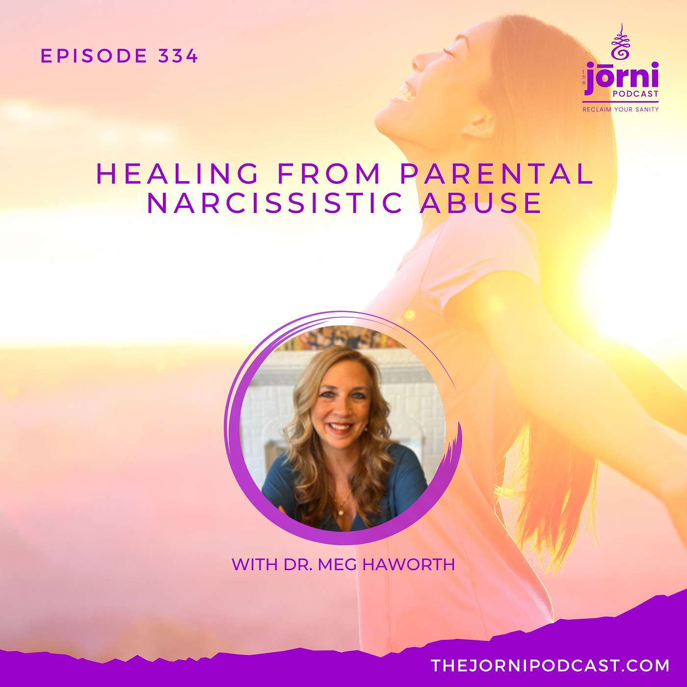 Episode 334 - Healing from Parental Narcissistic Abuse with Dr. Meg Haworth