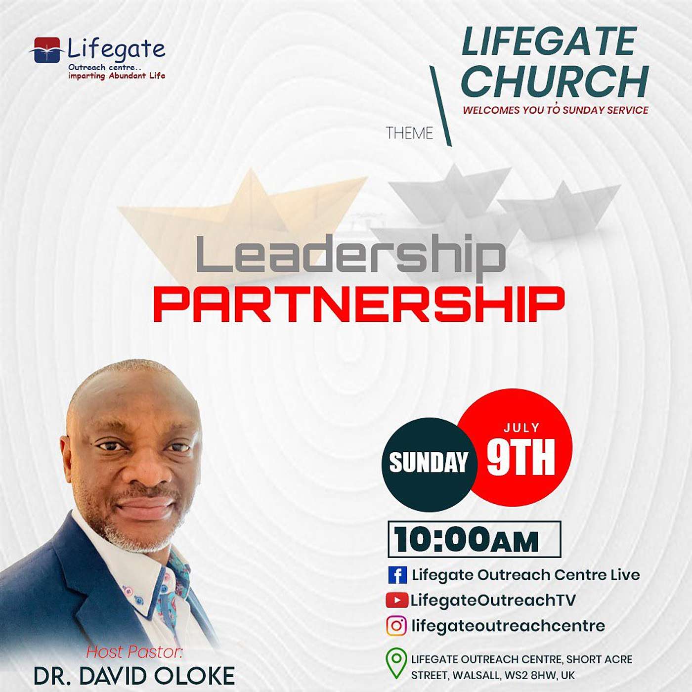 Leadership Partnership - Lifegate Church - 9.7.23 episode artwork