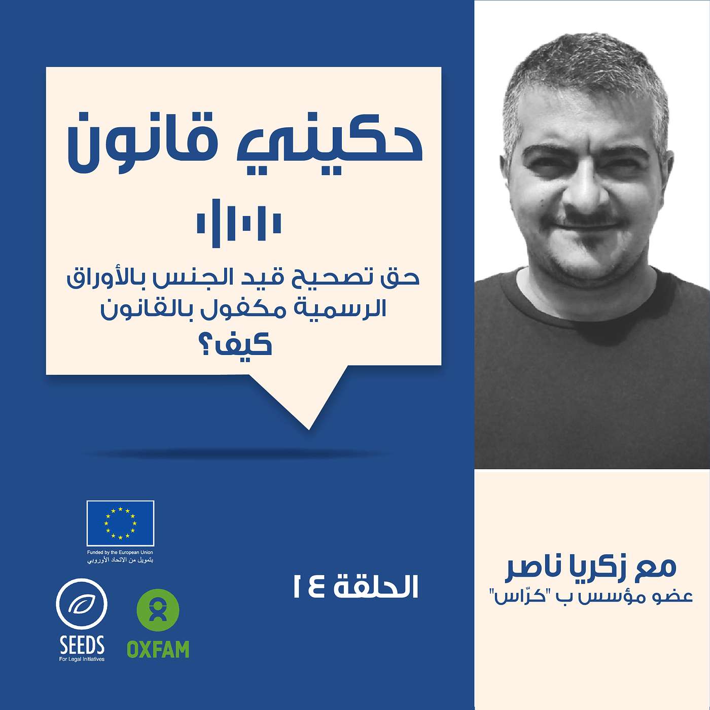 الحلقة 14 - تصحيح قيد الجنس في سجلات النفوس