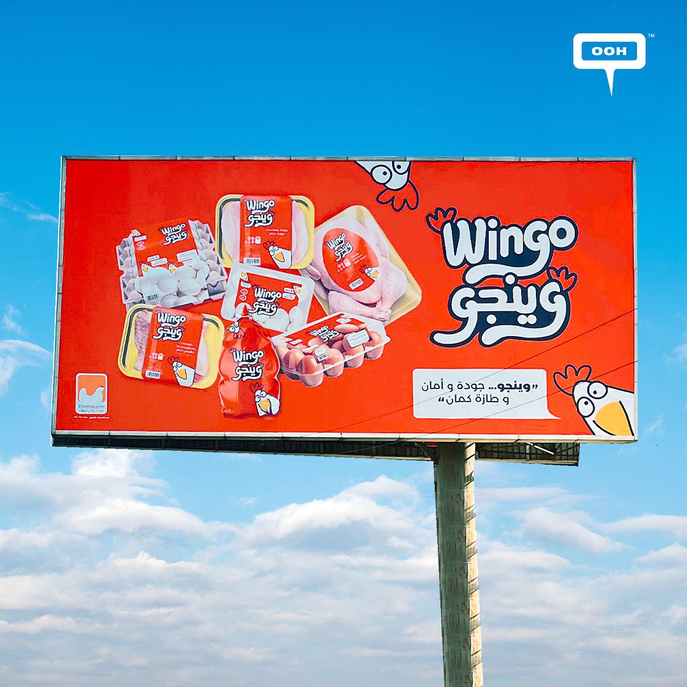 Wingo Takes Over Cairo’s Billboards with a Fresh, Playful Twist from Egypt Poultry