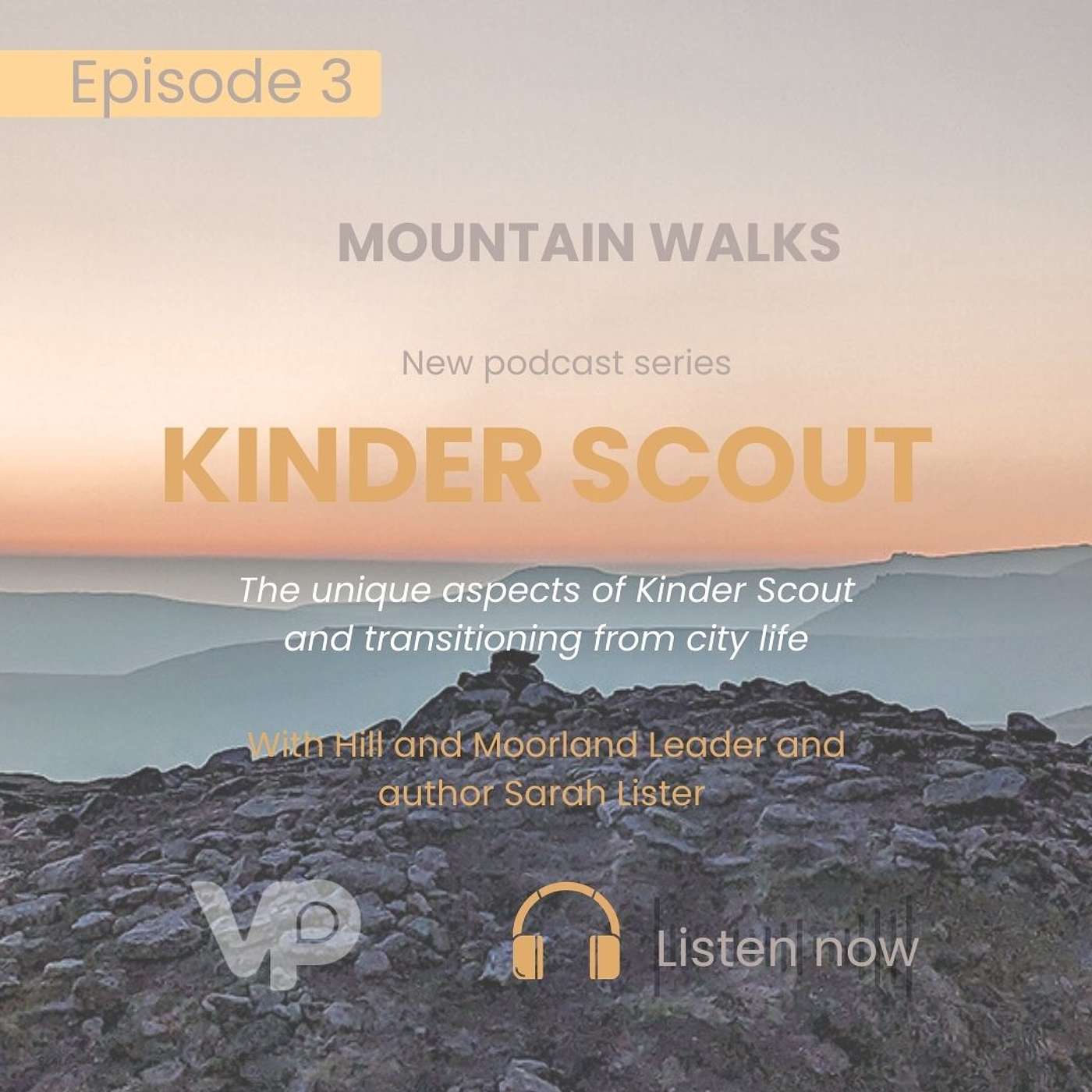 Mountain Walks Kinder Scout - with Author Sarah Lister