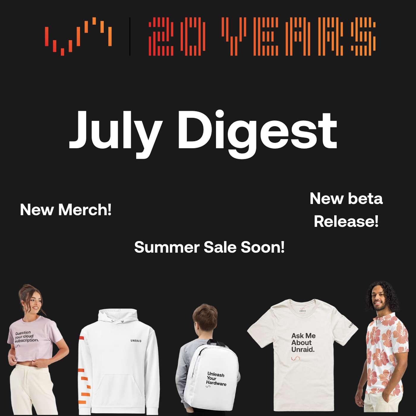Unraid Turns 20 – Big Updates, Big Savings, and the Unraid 7.2 beta