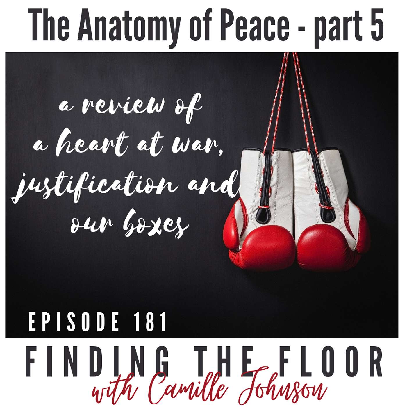 Ep. 181 - The Anatomy of Peace - part 5 - review of a heart a war, justification and boxes. episode artwork