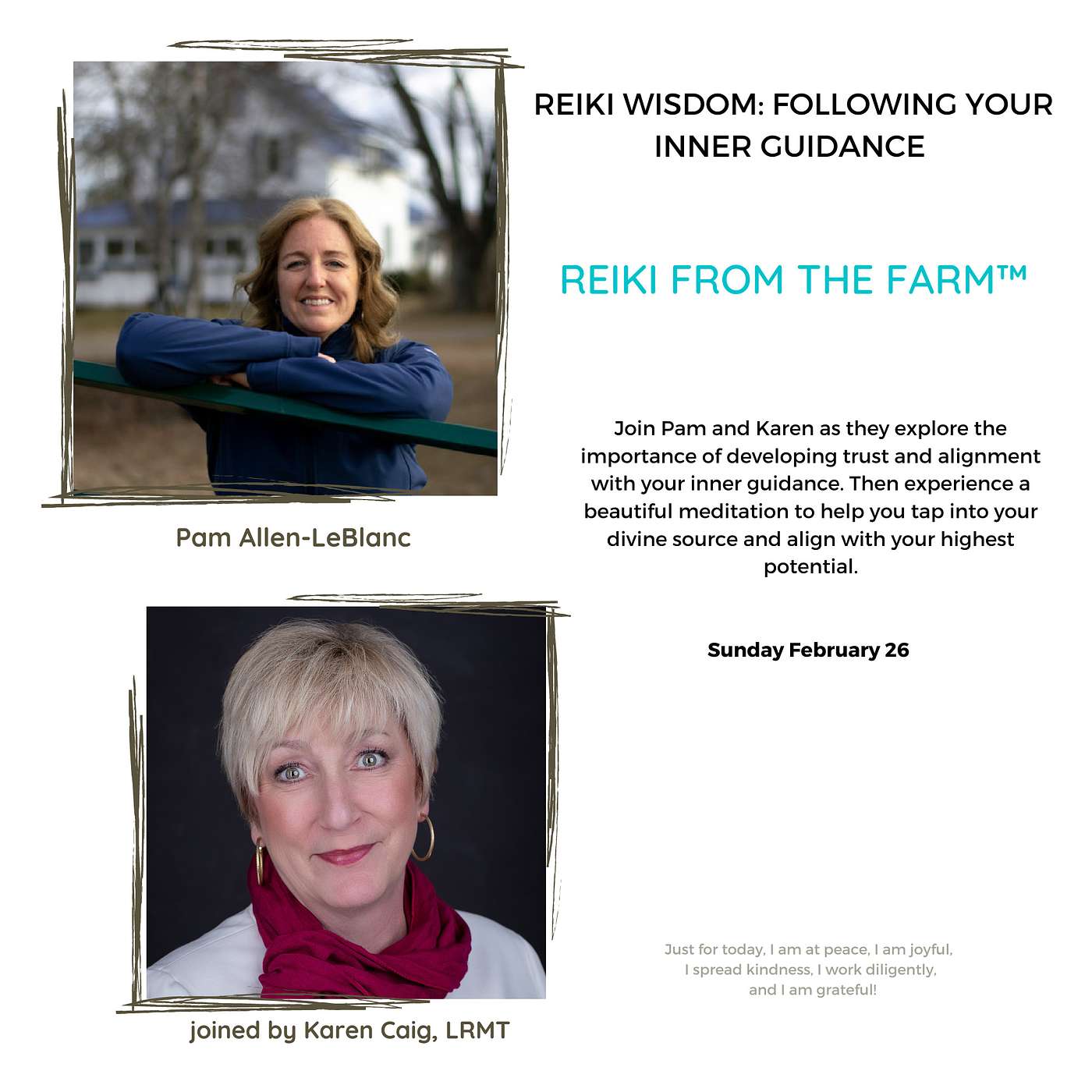 Reiki Wisdom: Following Your Inner Guidance - with Karen Caig, LRMT