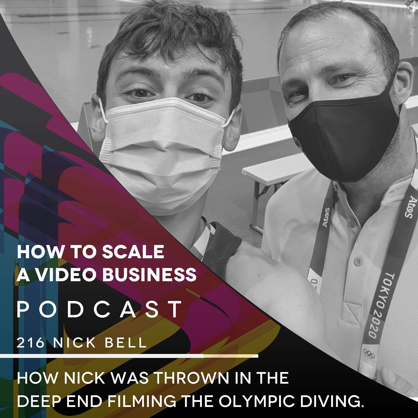 How Nick was thrown in the deep end filming the Olympic diving. EP #216 -  Nick Bell episode artwork
