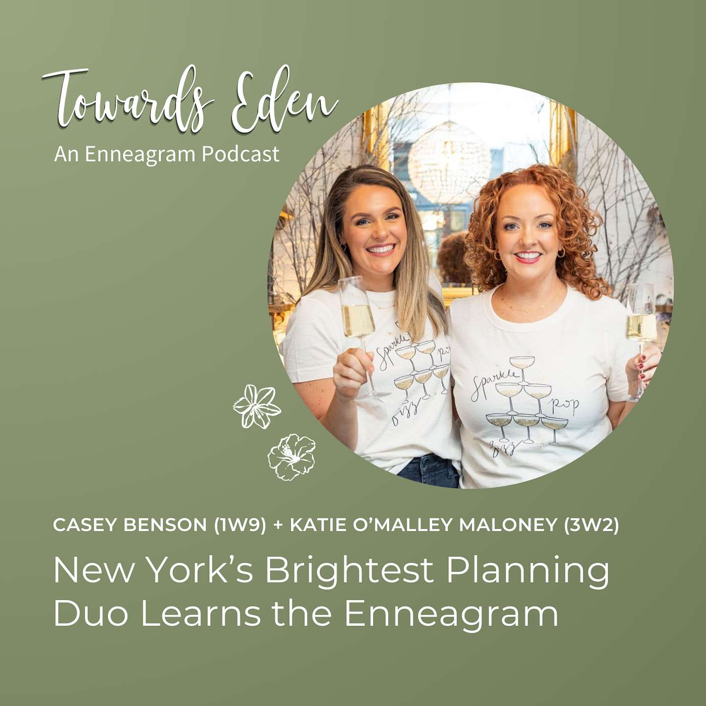 Towards Eden, an Enneagram Podcast - #18 - Mastering Wedding Magic with Katie (3) and Casey (1)