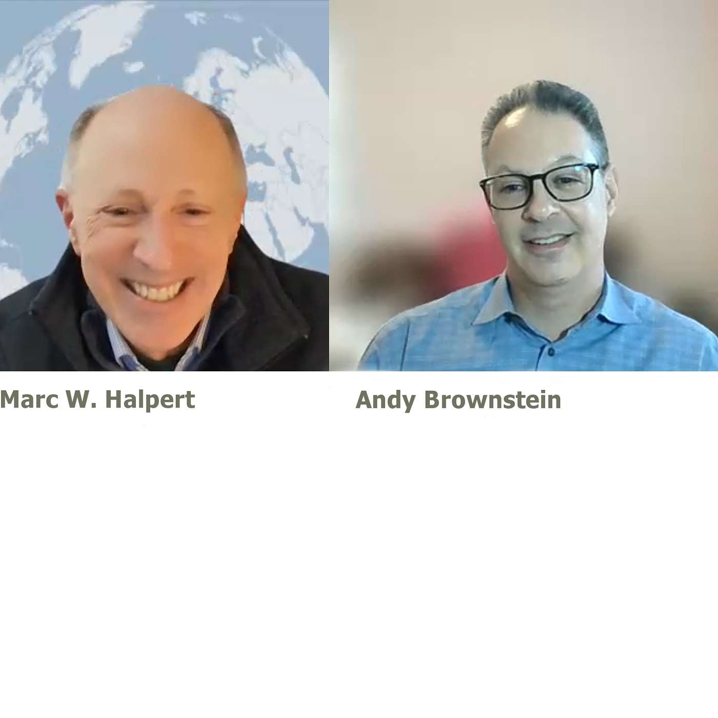 LinkedIn posts with personality! Guests: Marc W. Halpert and Andy Brownstein