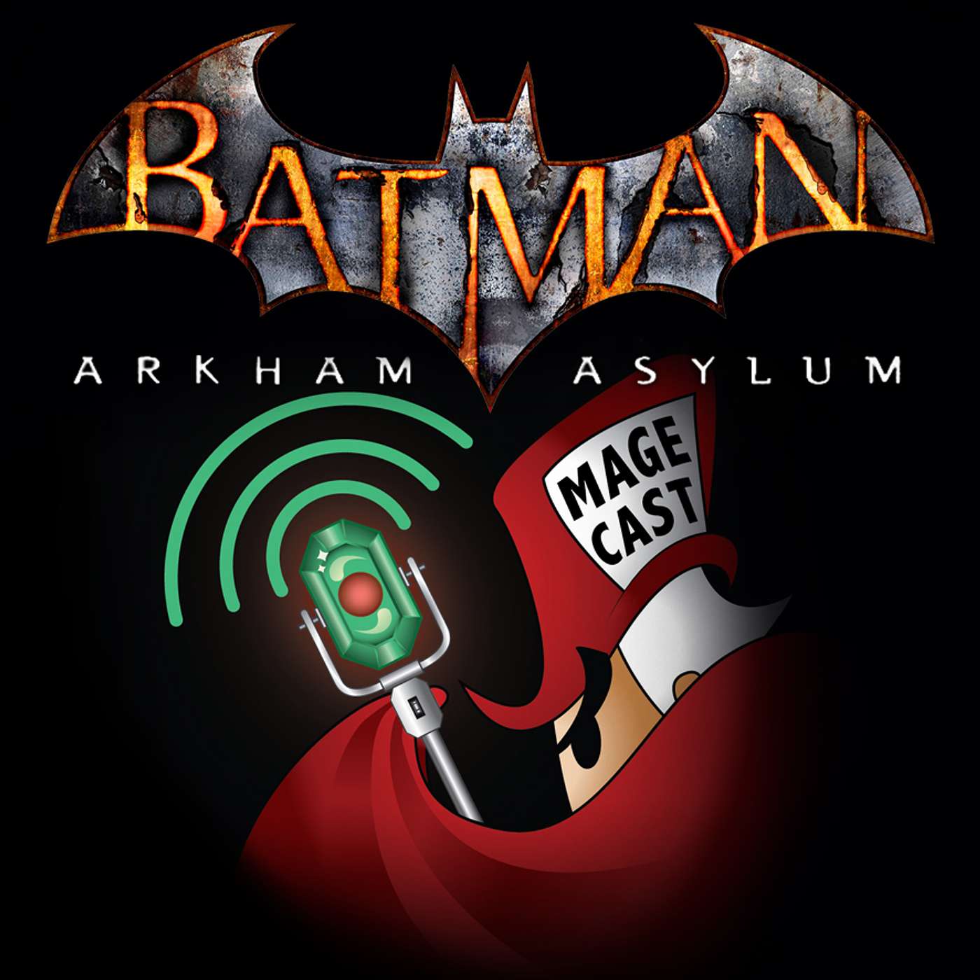#007 - "It's A Madhouse!" (Batman: Arkham Asylum) episode artwork